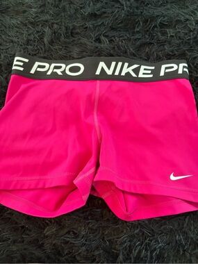 Nike Pro Women's Bright Pink Training Shorts